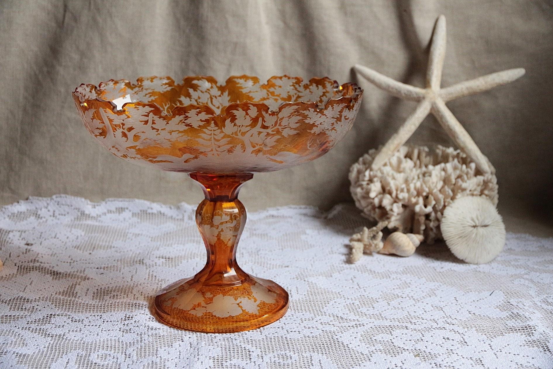 Czech Bohemia Fruit Bowls - Etsy
