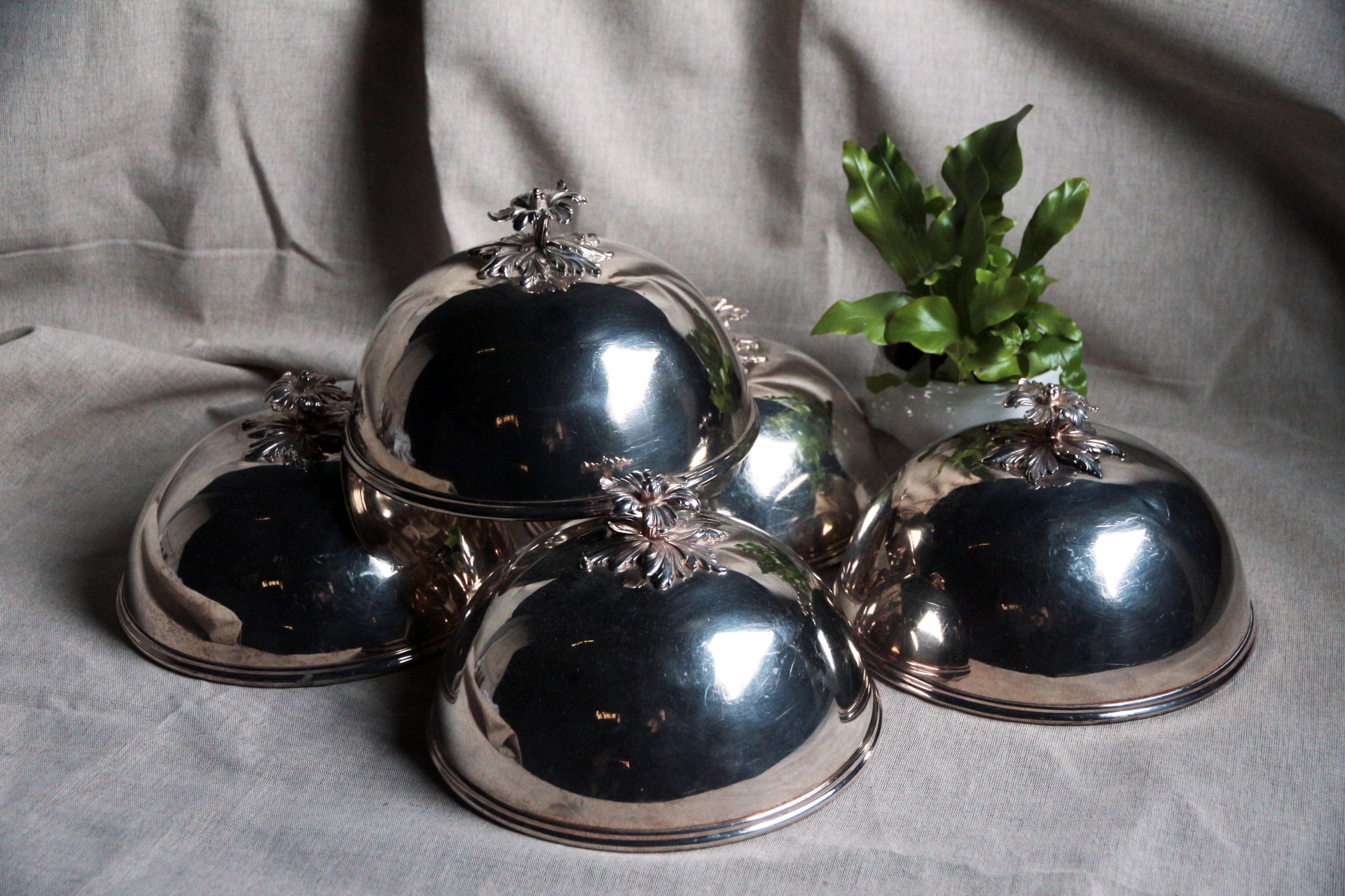 Silver plate cloche - Etsy 日本