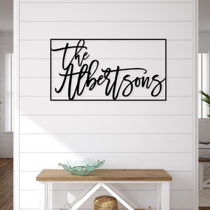 Custom Last Name Sign | Personalized Family Name Words | Wedding Backdrop Sign | Custom Wooden Sign
