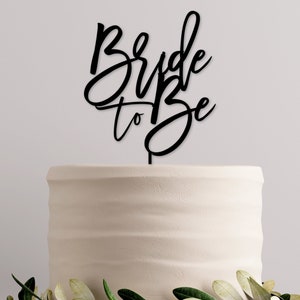 Custom Last Name Cake Topper For Wedding | Mr & Mrs Cake Topper | Rustic Wedding Wood Cake Topper | Gold Cake Topper