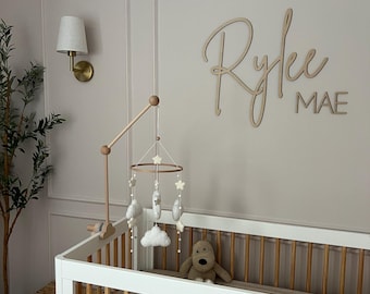 Nursery Name Sign | Baby Wood Name Sign | Wood Letters For Nursery | Custom Name Sign