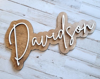 Large Last Name Sign | Wedding Name Sign | Wood Last Name Sign | Wedding Backdrop | Family Name Wood Sign