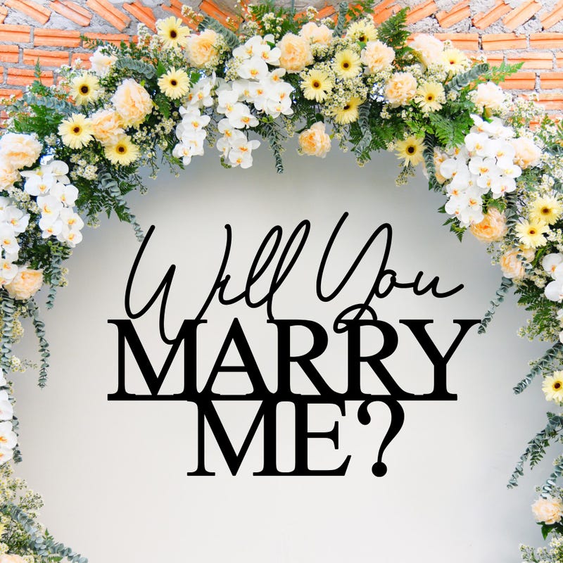 Marry Me Signs - Etsy