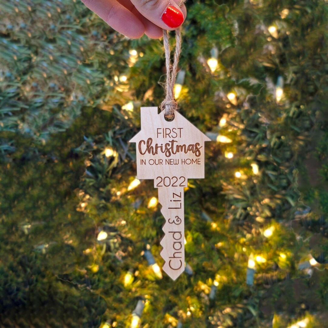 First Christmas in New Home Ornament Newlywed Ornament Closing Gift