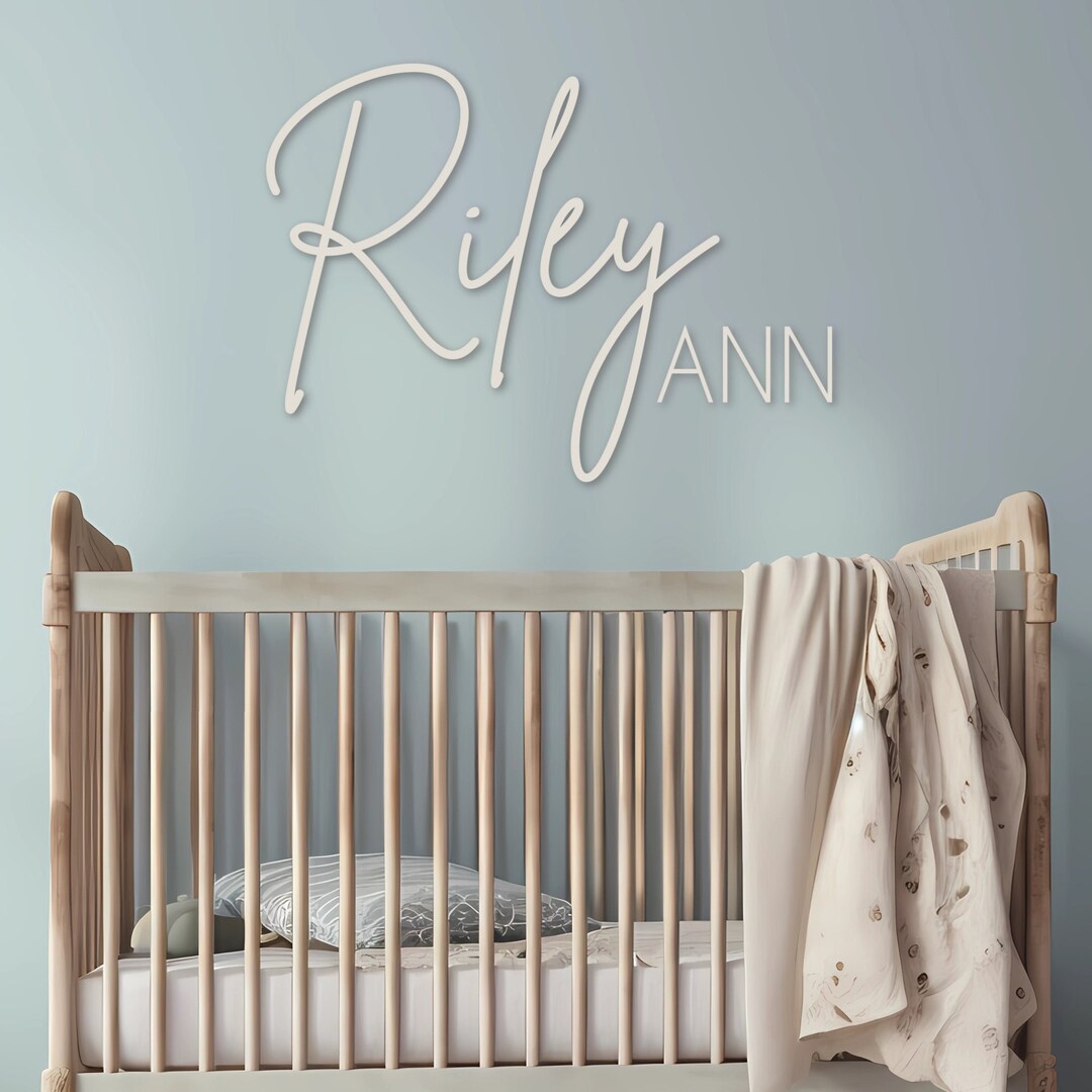 Nursery Name Sign | Baby Wood Name Sign | Wood Letters for Nursery ...