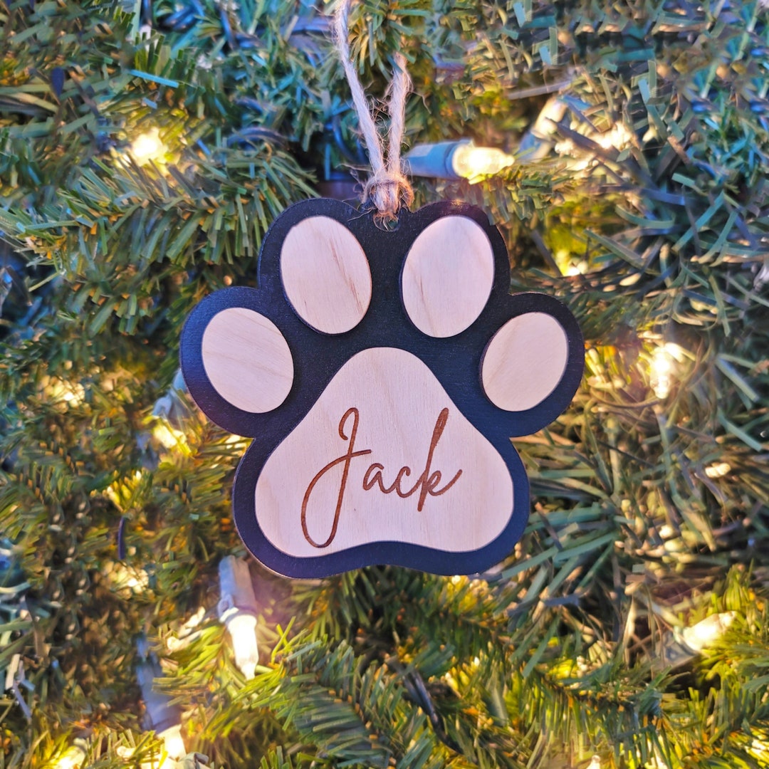 dog-paw-ornament-custom-pet-ornament-wooden-pet-memorial-ornament