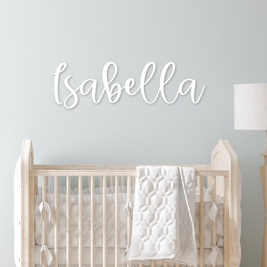 Nursery Name Sign | Baby Wood Name Sign | Wood Letters for Nursery ...