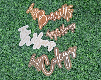 Large Last Name Sign | Wedding Name Sign | Wood Last Name Sign | Wedding Backdrop | Family Name Wood Sign