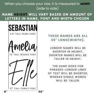Nursery Name Sign | Baby Wood Name Sign | Wood Letters For Nursery | Custom Name Sign image 7
