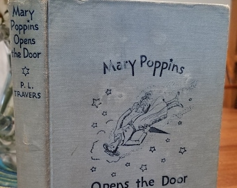 Mary Poppins Opens the Door ~ SIGNED by P. L. TRAVERS ~ Hardcover 1966 ...