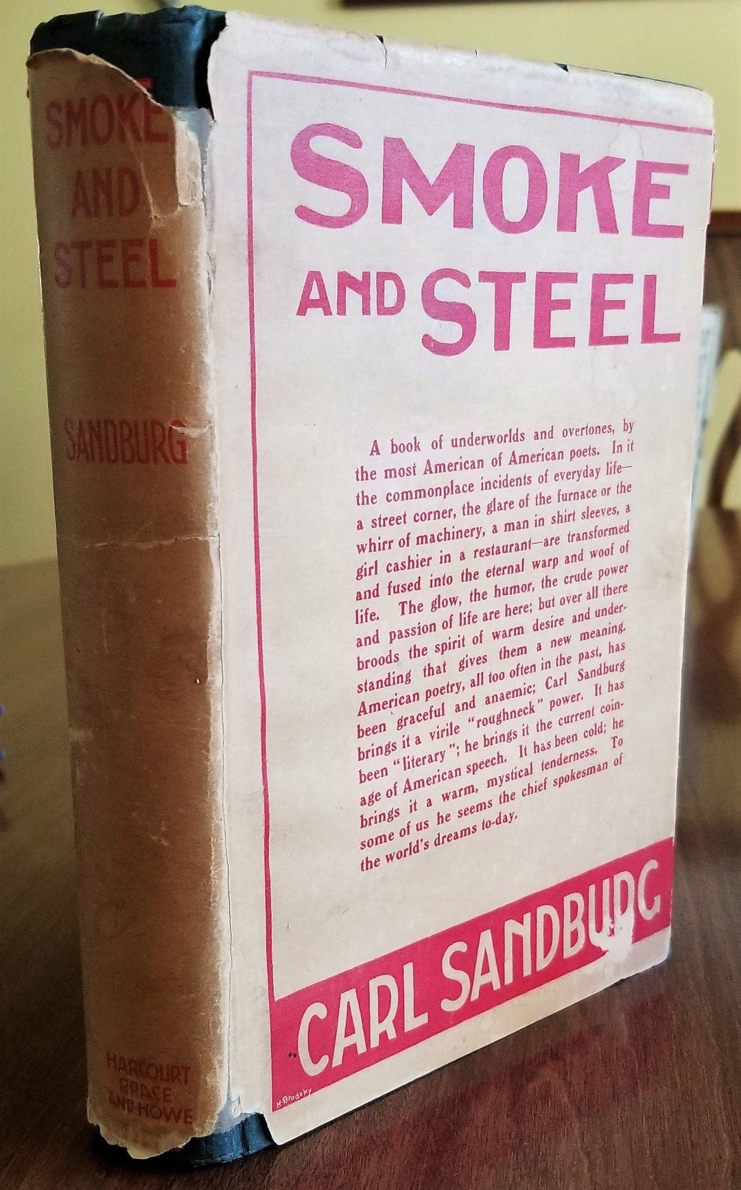 LAST CHANCE: Carl Sandburg's Smoke and Steel (1920, 1st Ed.) - Etsy