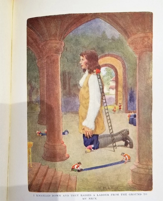 Gulliver's Travels Watercolor Painting