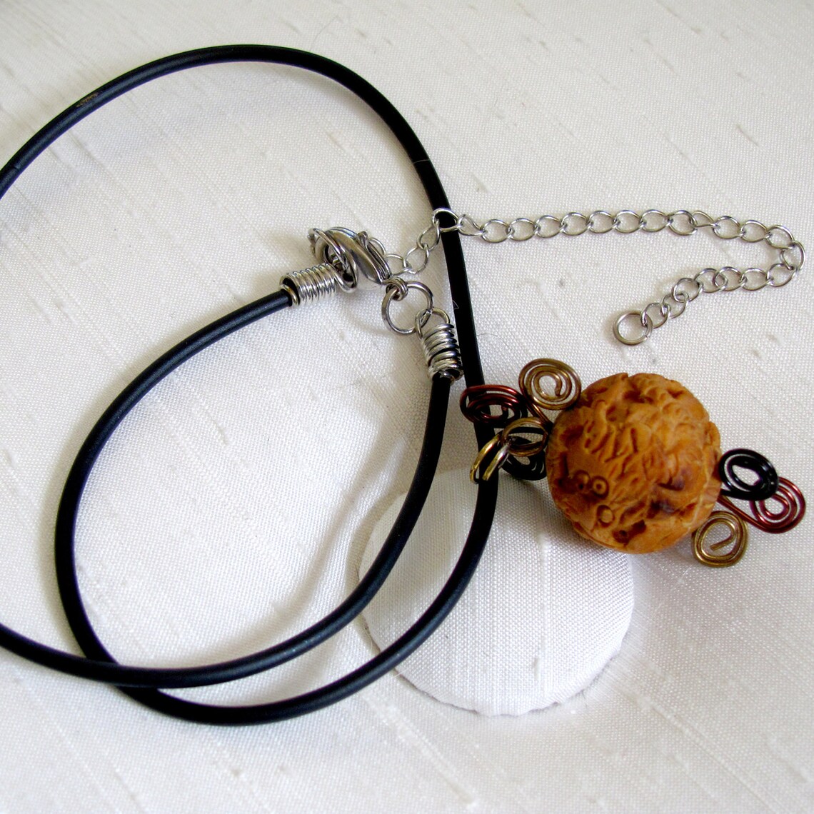 rudraksha seed necklace