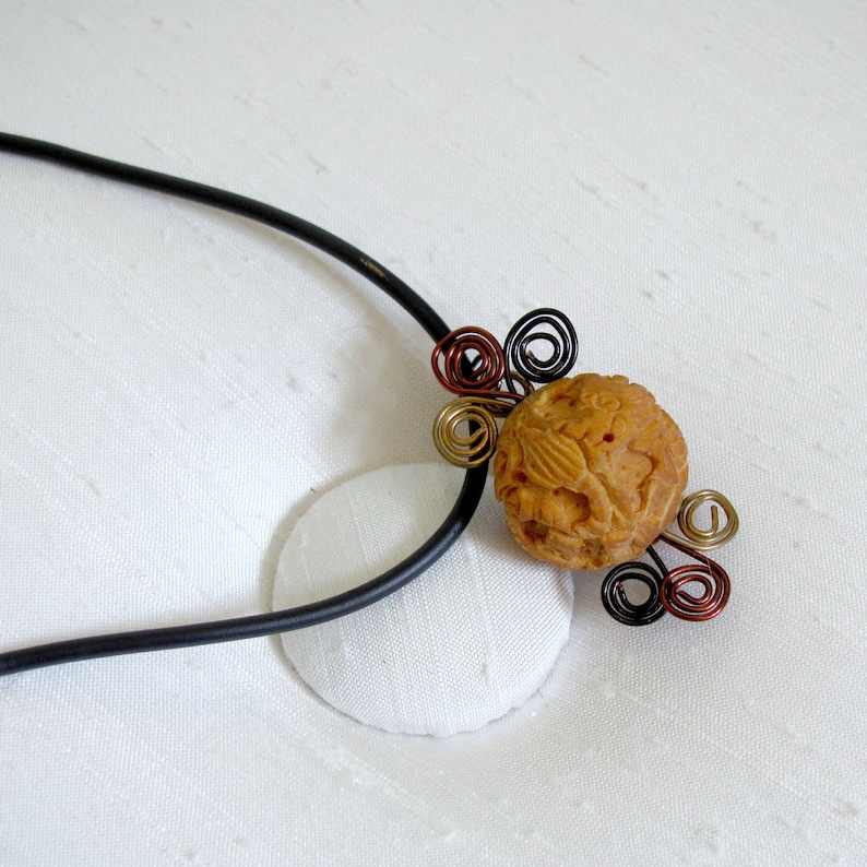 rudraksha seed necklace