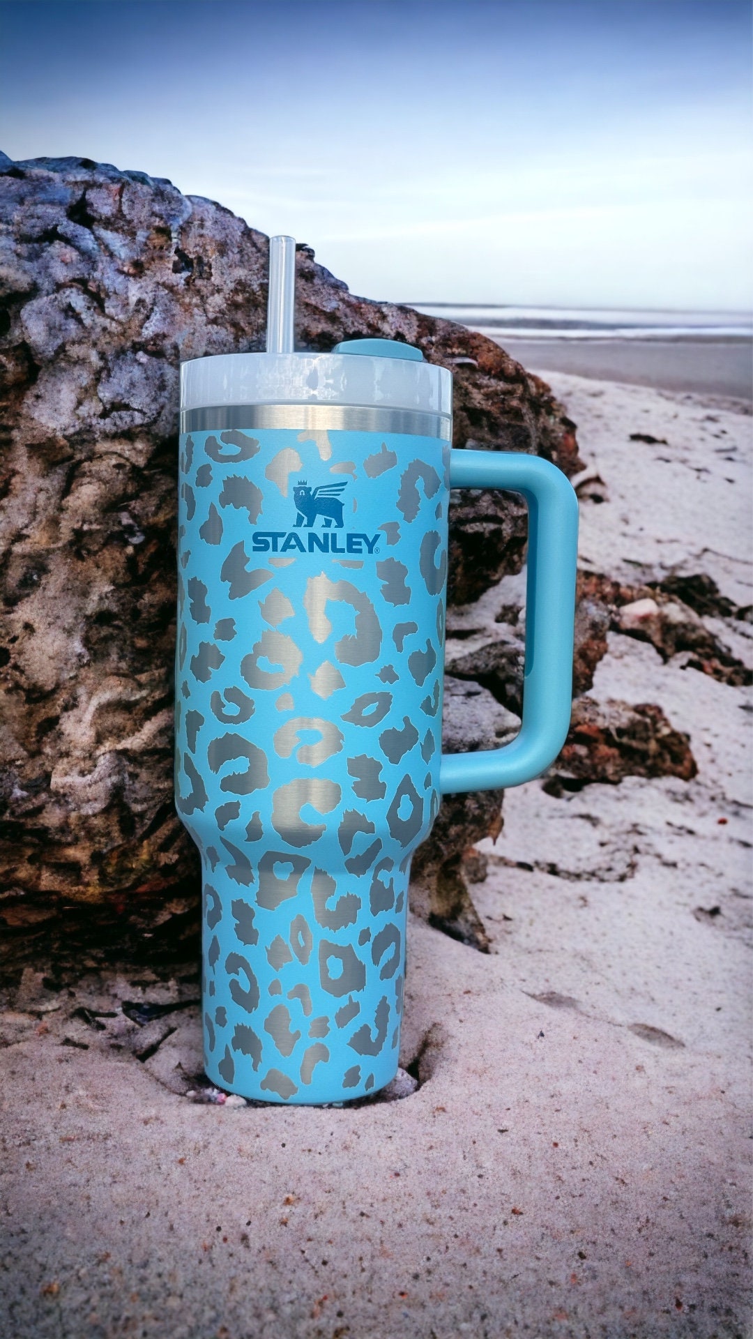 Leopard Engraved Tumbler