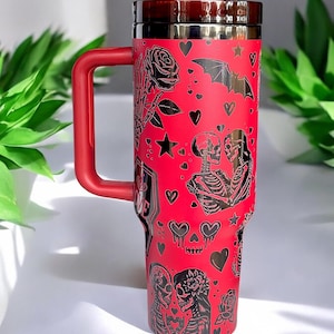 Dark Romance Tumbler - Laser Engraved