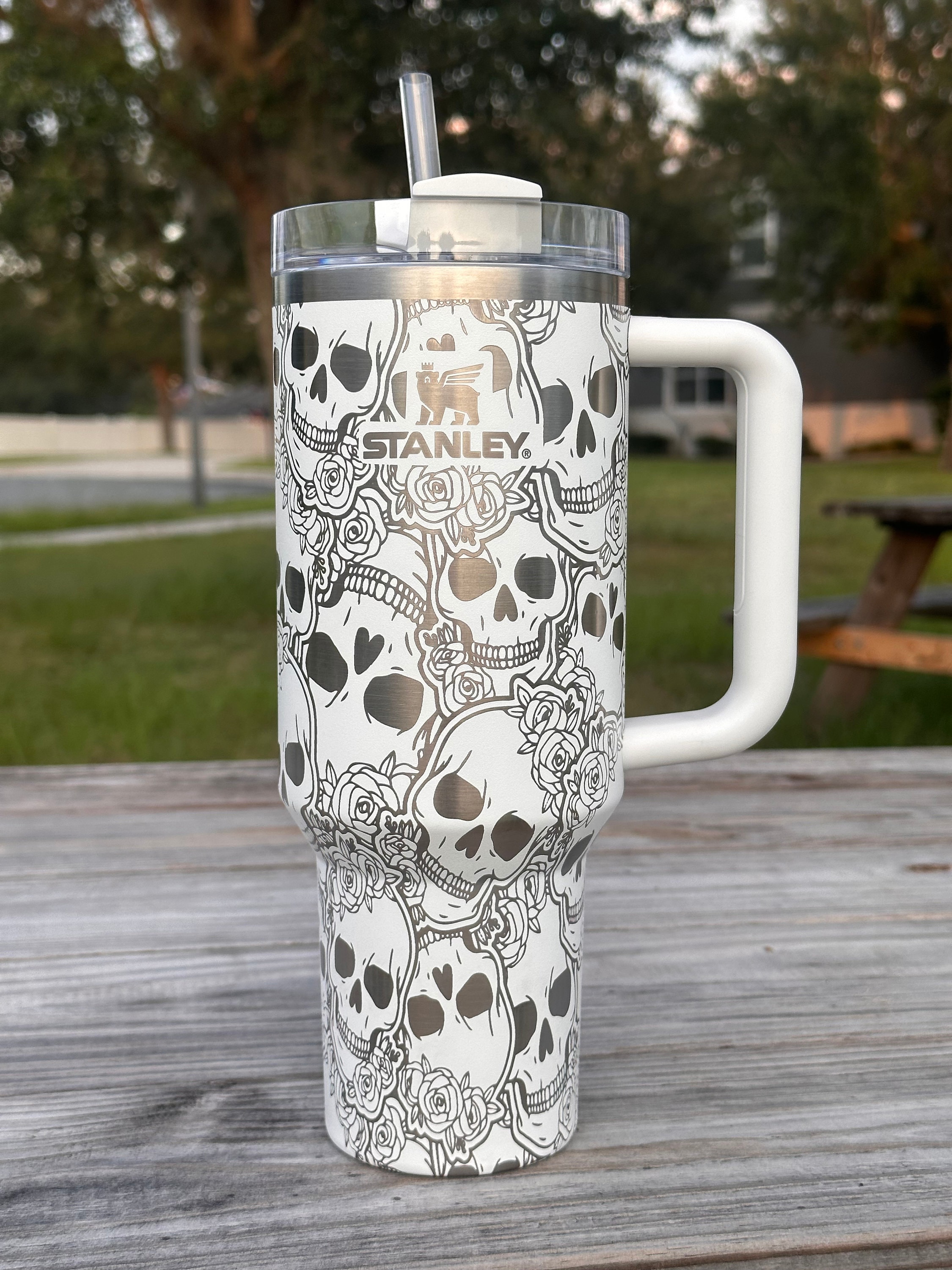 Pressed Flower Tumbler Topper for 40oz Stanley cups and dupes – Delena  Wright Artisan Jewelry