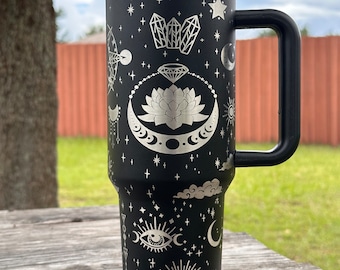 Celestial Tumbler - Stanley and Unbranded - 40oz - Laser Engraved