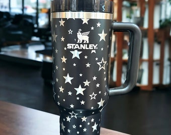 40 oz tumbler w/ Stars Engraving
