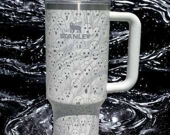 Ghost Tumbler - Stanley and Unbranded - 40oz - Laser Engraved