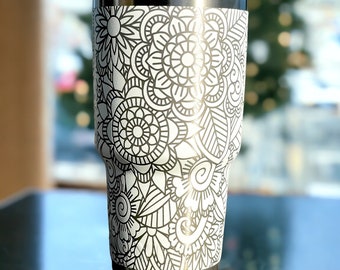 30oz Mandala Tumbler