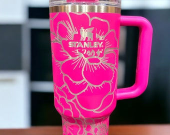 40oz Marigolds Engraved Tumbler