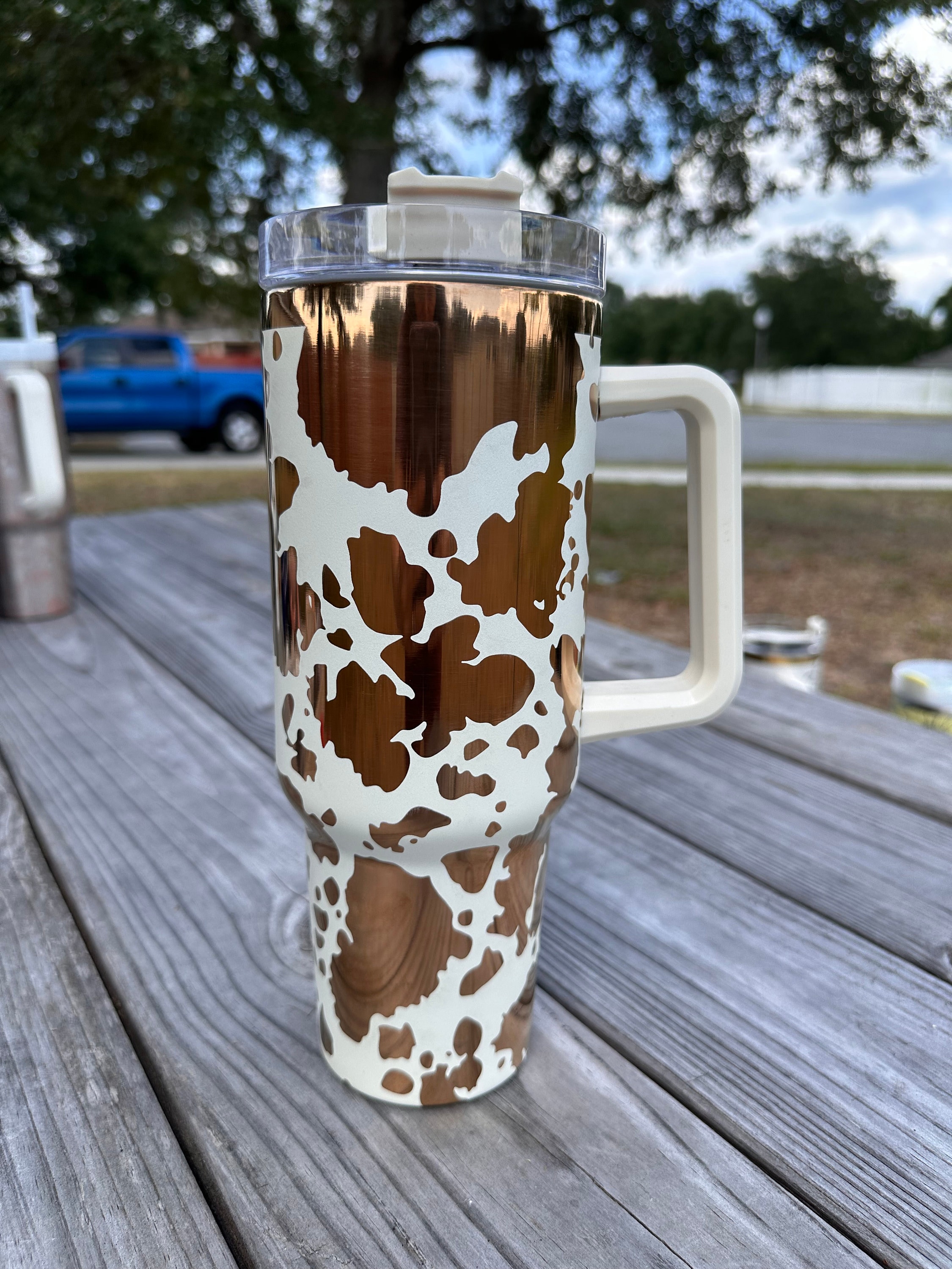 40oz Cow Tumbler - Etsy