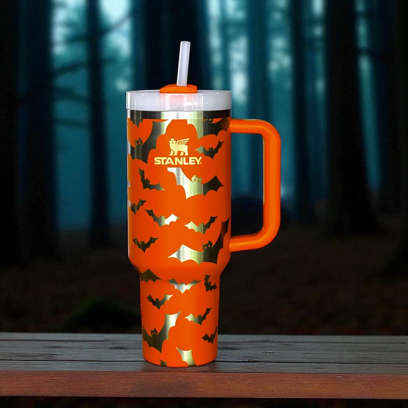 Bats Tumbler - laser engraved - Stanley and Unbranded Tigerlilly