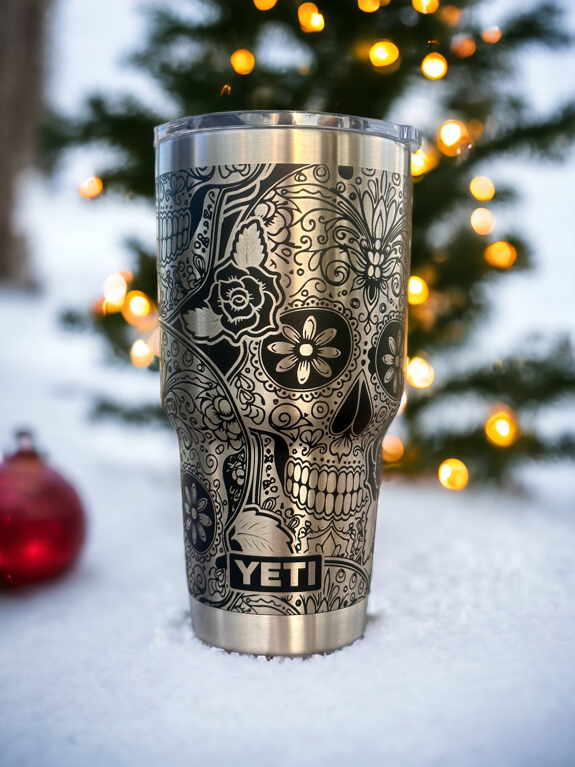 Yeti 30oz Seamless Rose Flower Design 