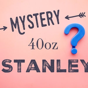 Mystery 40oz Full Wrap Engraved Stanley