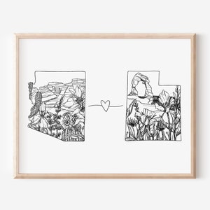 Digitaler Download: Fern Kunst, Fern Geschenk (Großes Herz Version)