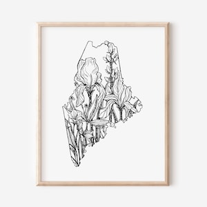 Maine Art, Maine Print, Maine Art Print, Maine Wall Art, Maine Gift