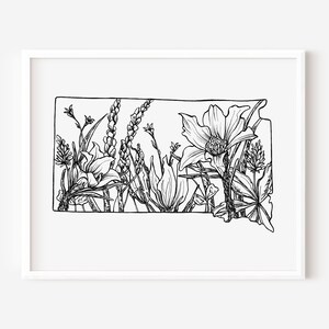 Digital Download: South Dakota Art, South Dakota Print, South Dakota Art Print, South Dakota Wall Art, South Dakota Gift