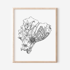 Ecuador Art, Ecuador Print, Ecuador Art Print, Ecuador Wall Art, Ecuador Gift