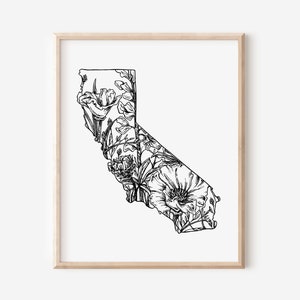 California Art, California Print, California Art Print, California Wall Art, California Gift