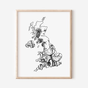 United Kingdom Art, United Kingdom Print, United Kingdom Art Print, United Kingdom Wall Art, United Kingdom Gift