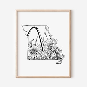 St Louis Art, St Lous Print, St Louis Art Print, St Louis Wall Art, St Louis Gift, Missouri Art, Missouri Print, Missouri Wall Art