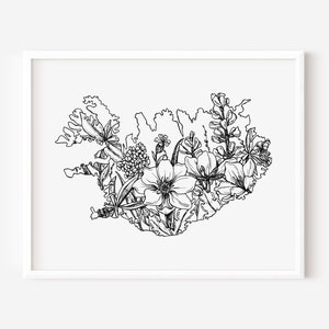 Digital Download: Iceland Art, Iceland Print, Iceland Art Print, Iceland Wall Art, Iceland Gift