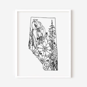Digital Download: Alberta Art, Alberta Print, Alberta Art Print, Alberta Wall Art, Alberta Gift