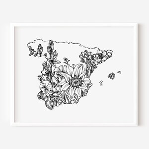 Digital Download: Spain Art, Spain Print, Spain Art Print, Spain Wall Art, Spain Gift
