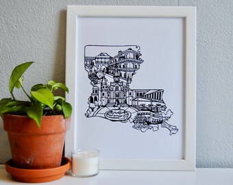 Damon Arts Nola “Magnolia” Letter Art main image 0
