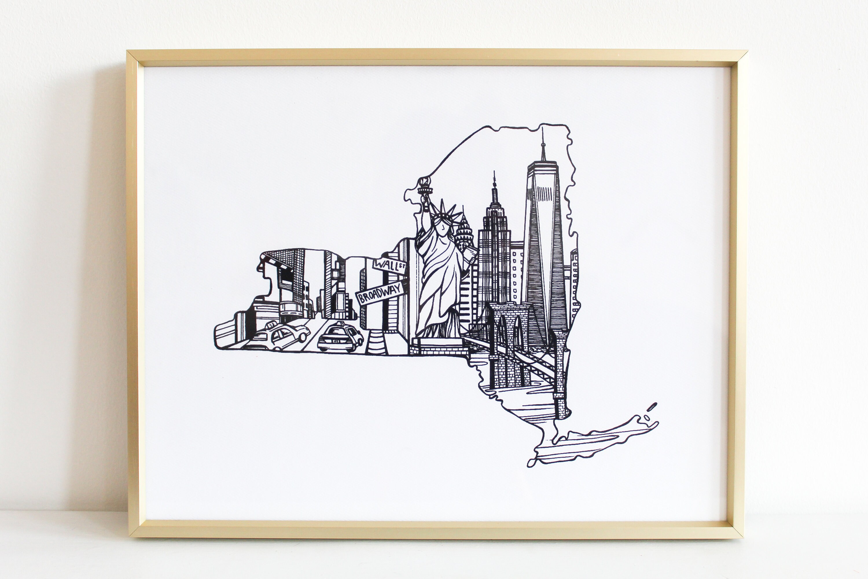 New York City Art New York City Print New York City Art | Etsy