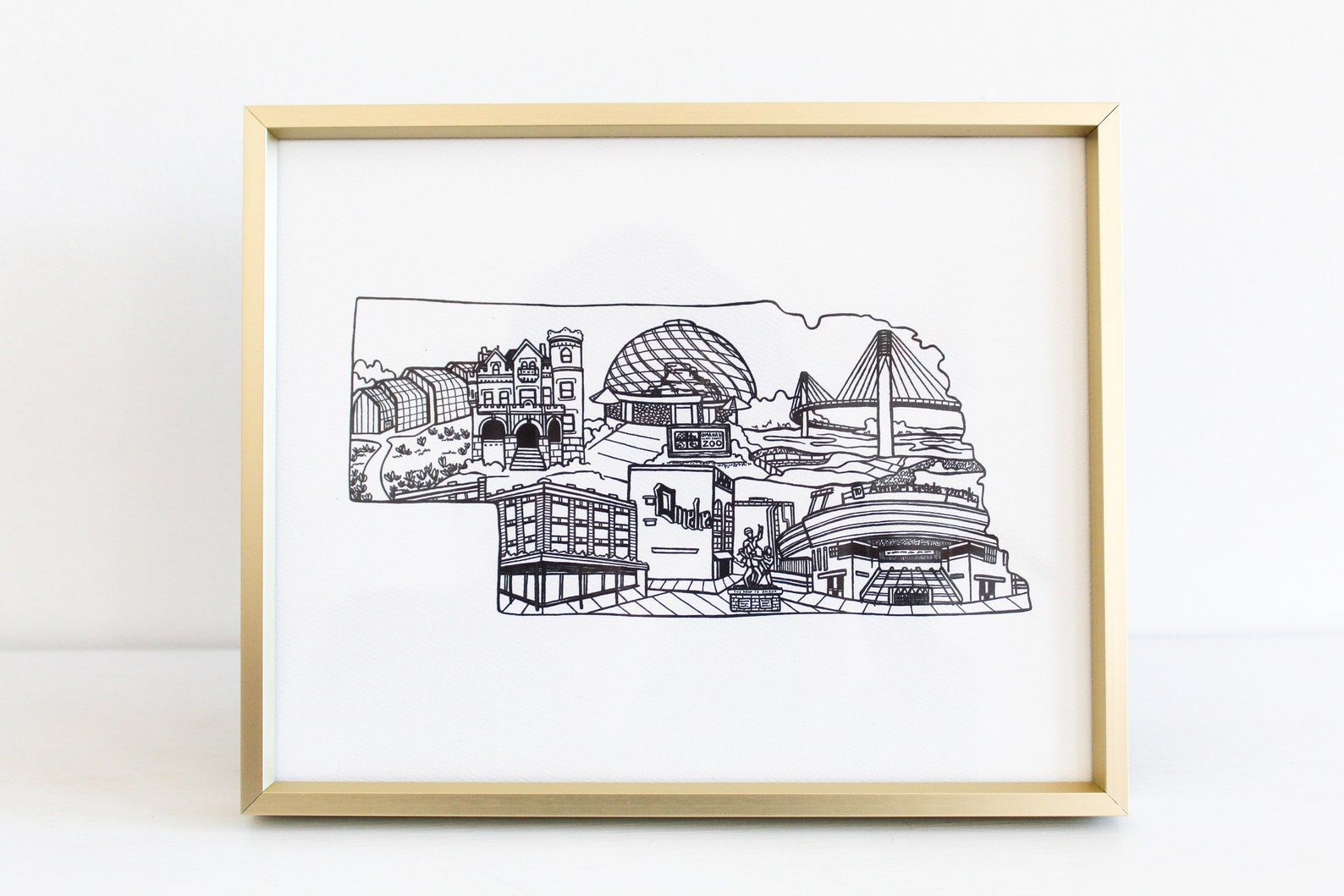 Omaha Art Omaha Print Omaha Art Print Omaha Wall Art Omaha Etsy