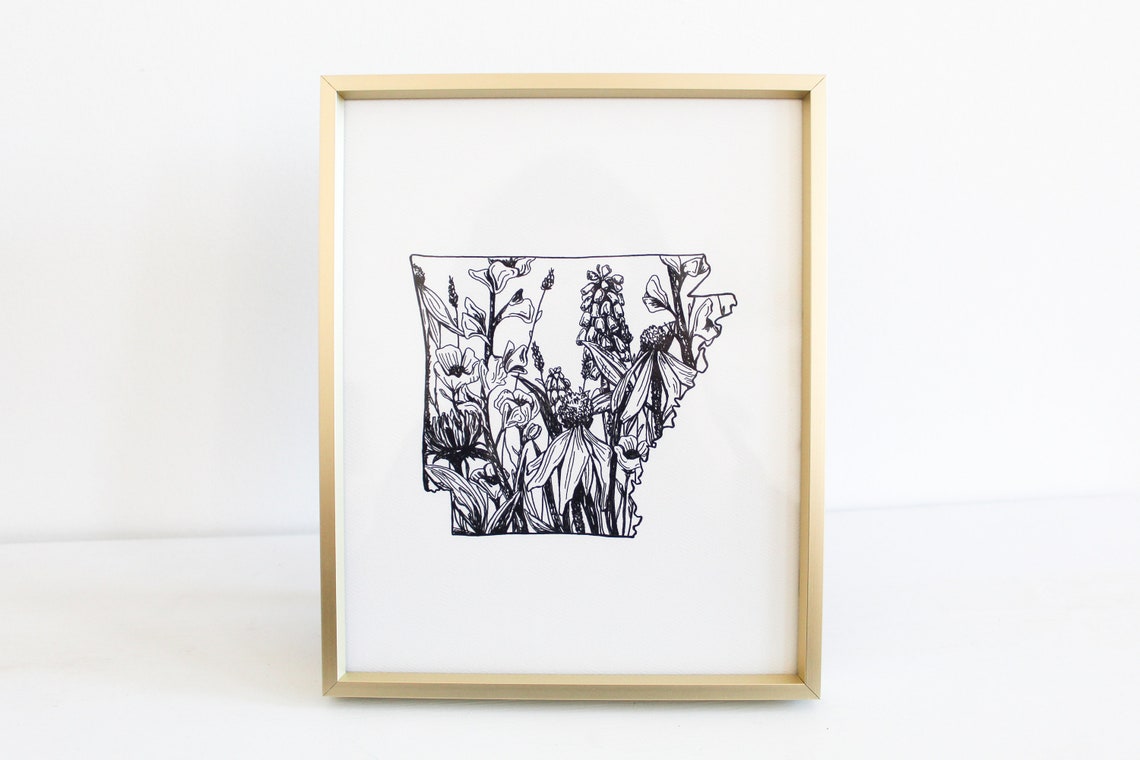 Arkansas Art Arkansas Print Arkansas Art Print Arkansas Etsy