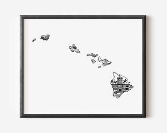 Honolulu, Hawaii Art Print