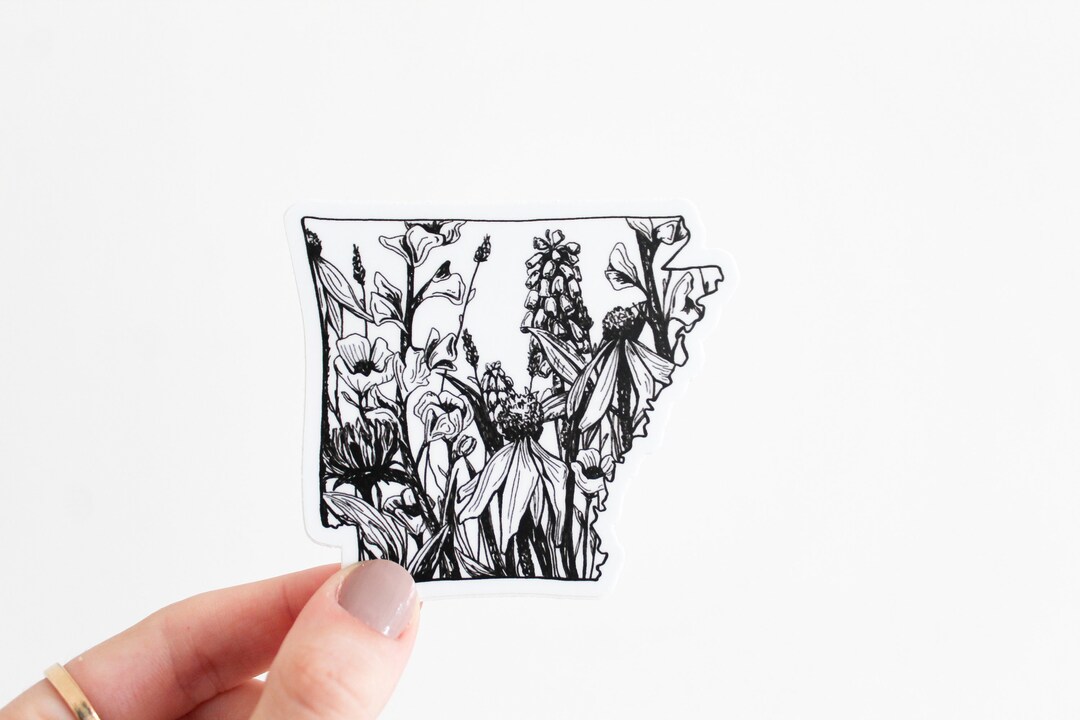 Arkansas Native Sticker Arkansas Sticker, State Sticker - Etsy