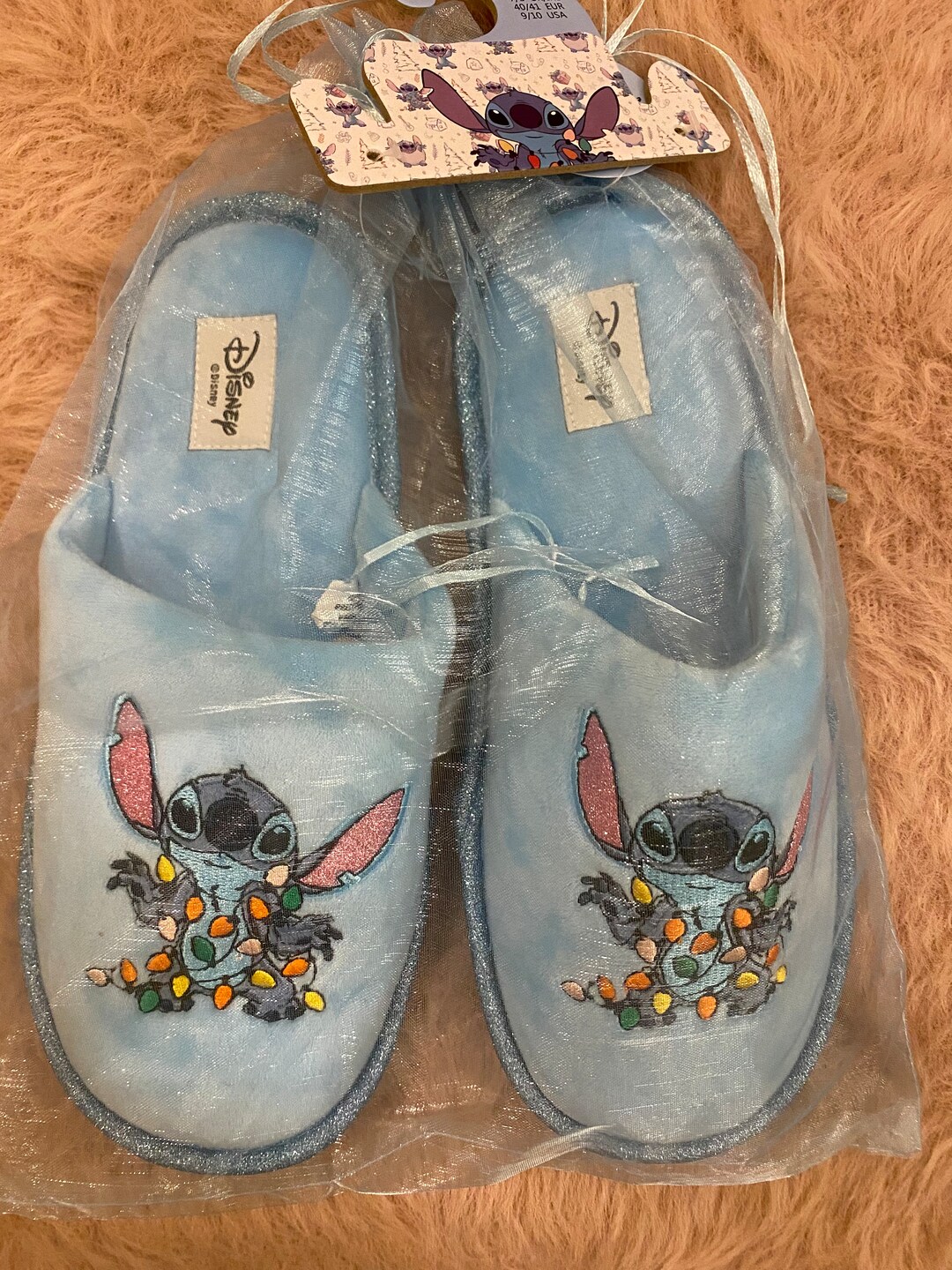 Disney Lilo & Stitch Christmas Bedroom Slippers House Slippers - Etsy