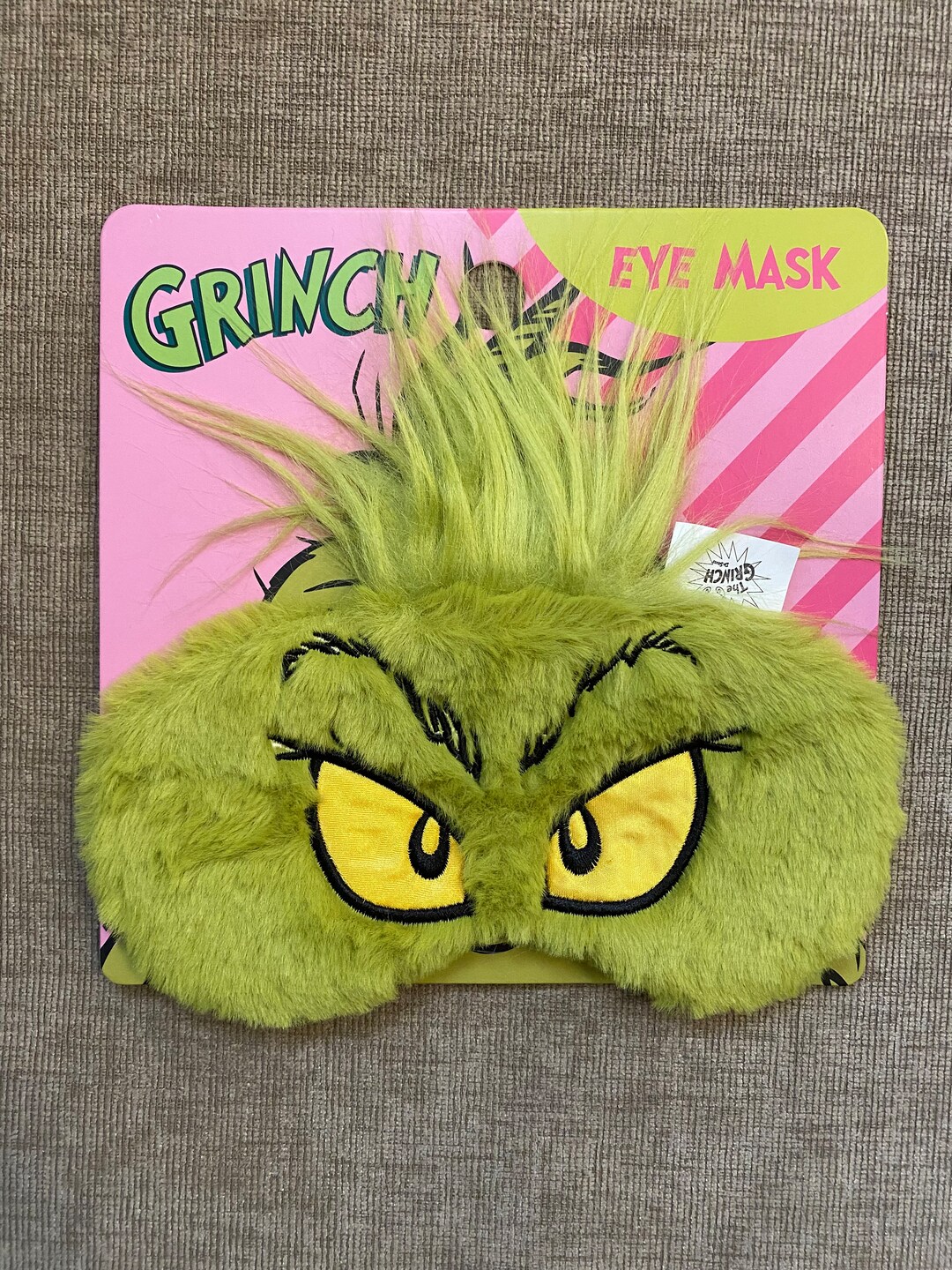 Dr. Seuss the Grinch Eye Mask Etsy