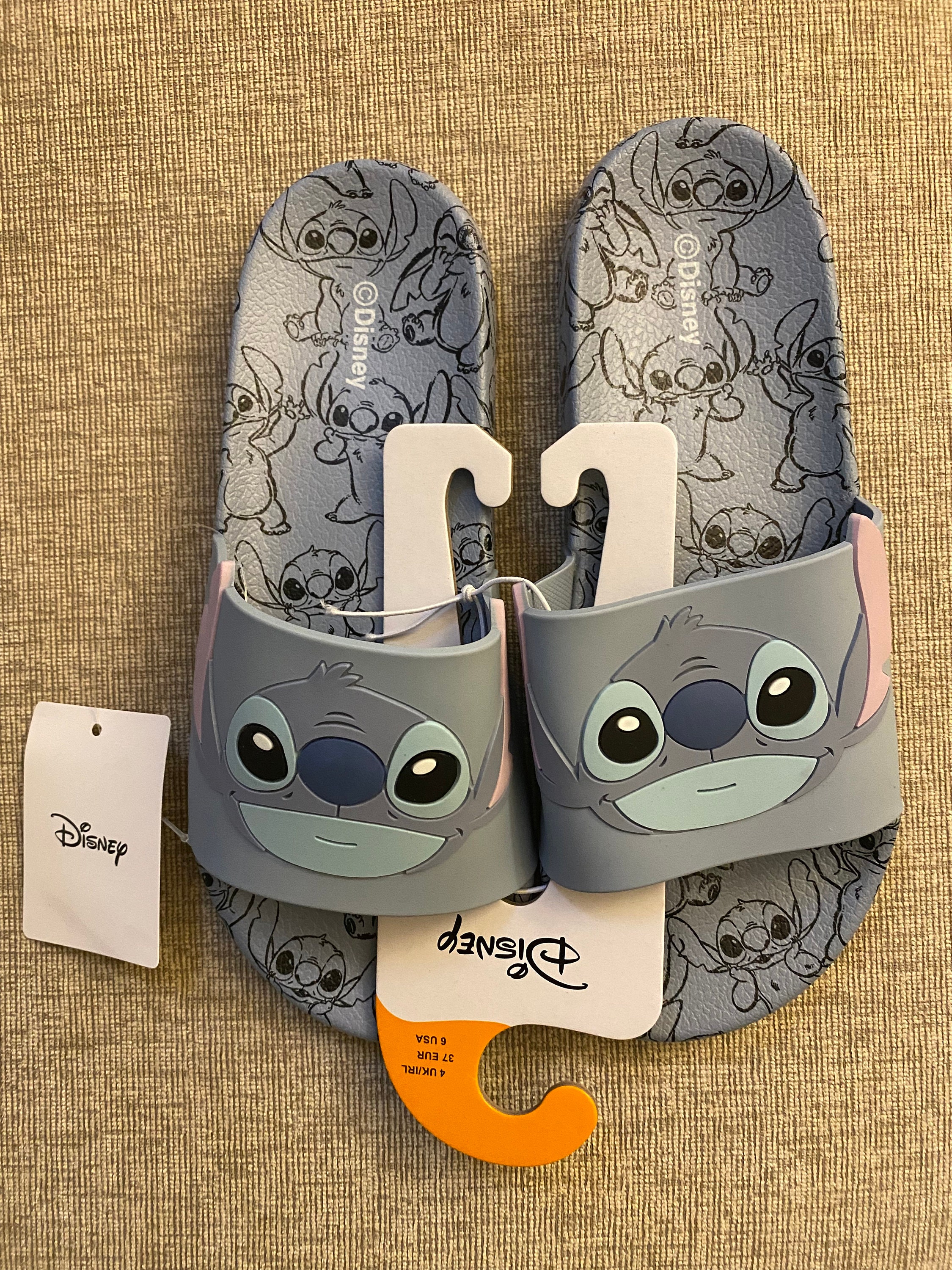 Lilo & Stitch Slippers For Women Girls Teens Disney Slip On Ballet Slipper  Socks