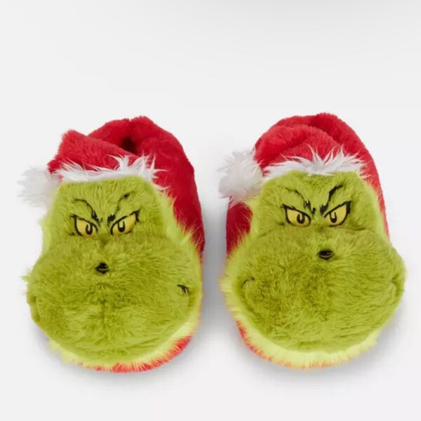 Grinch Slippers for Women Etsy